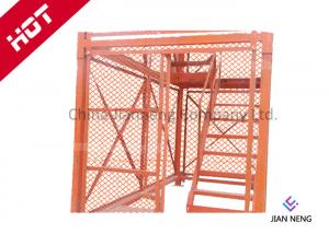 Quality Box Type Ladders And Scaffold Towers , Lightweight Scaffold Tower With Satety Protecting Netting for sale