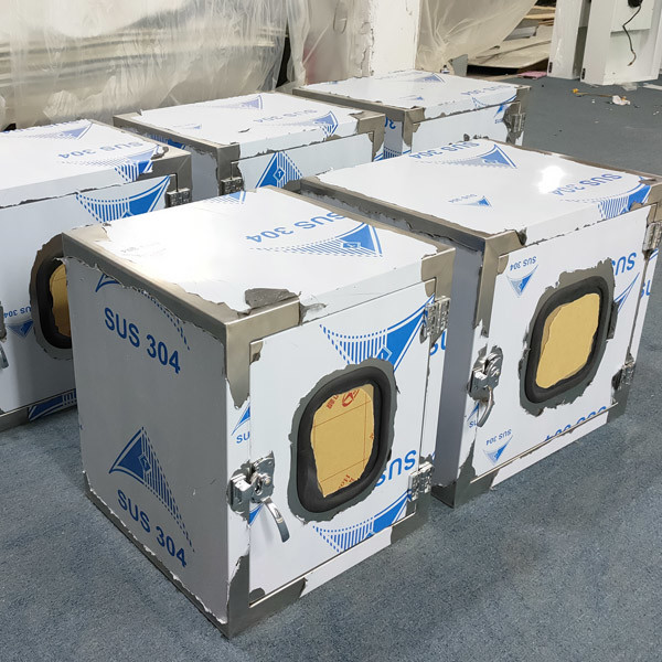 Mechanical Interlock Stainless Steel 304 Pass Box For Clean Room