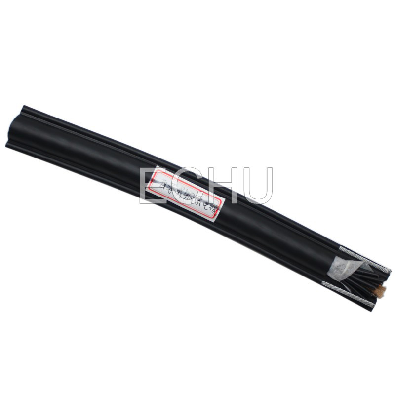 Flexible Round Traveling Control Cable for cranes or other appliances RVV(1G)/RVV(2G) in black color