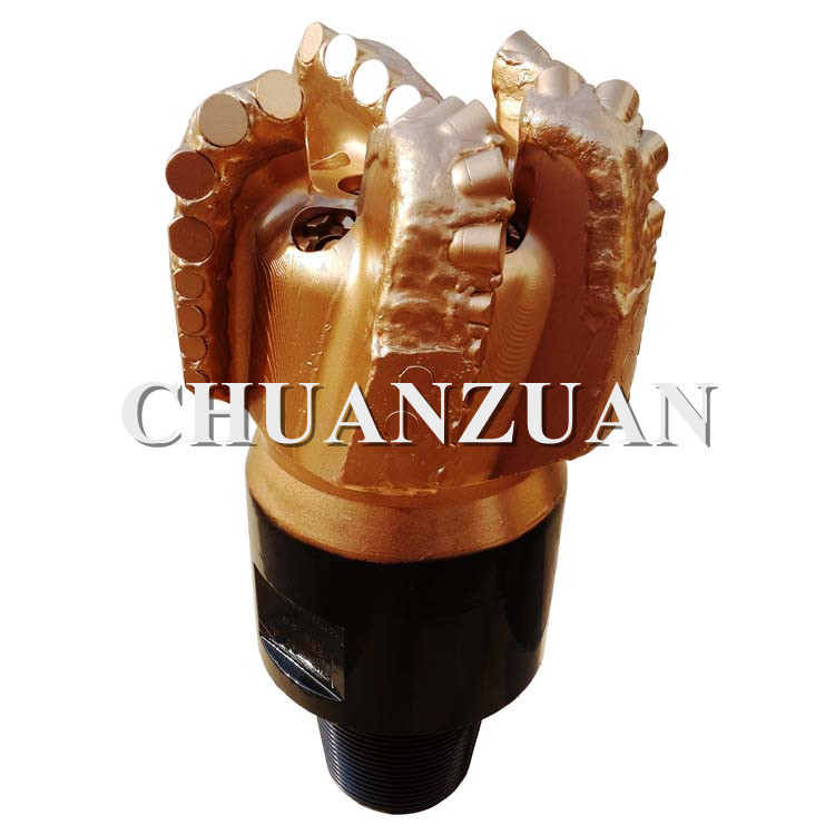 8 1/2 Inch PDC Drill Bit 5 Blades Steel Body For Hard Rock Drilling