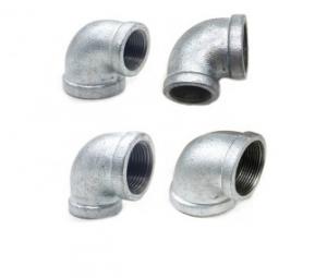 Quality American Standard Iso 49 Malleable Iron Pipe Fitting Reducing Elbow Hot Dipped Galvanized for sale