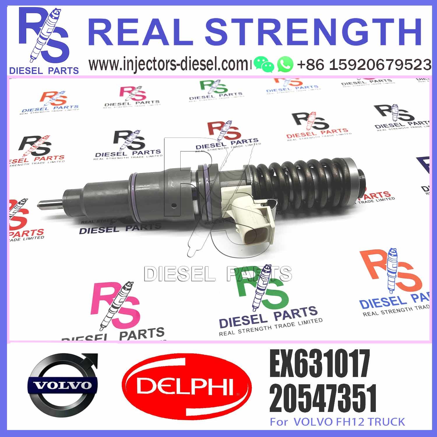 Diesel Fuel Common Rail Injector 20547351 85000417 EX631017 For E3.18 E3.0 E3.1 New Technology