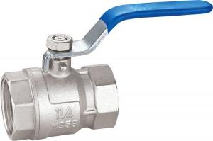 Quality 1 Inch 2 Inch Brass Ball Valve Wear Resistant With Iron Handle for sale