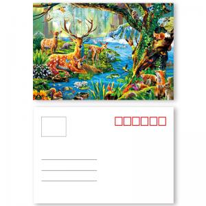 China Custom Lenticular Postcard Printing 3d Depth New York City 4x6 Inch EU Standard on sale