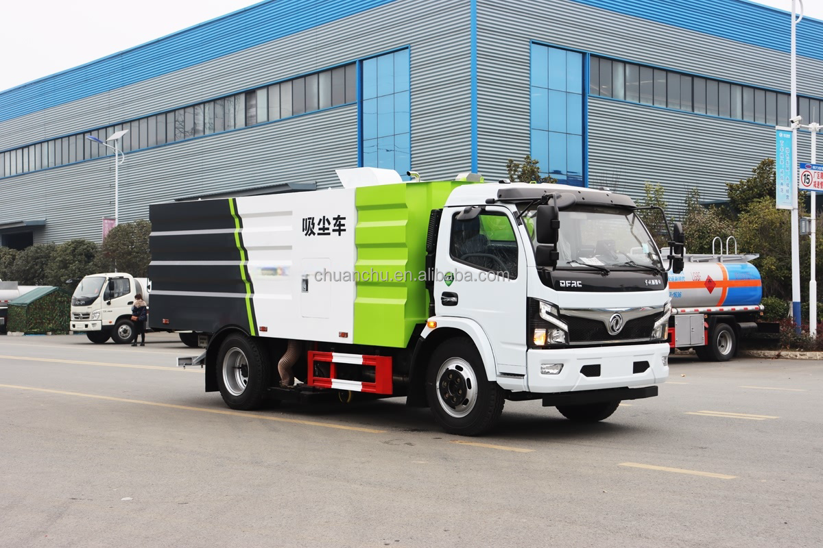 Pure Electric Outdoor Sanitation Cleaning Truck 8CBM Vacuum Road Sweeper Truck