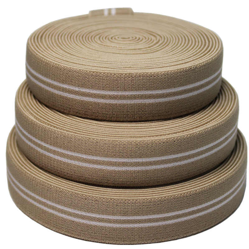 Suspenders Polyester Elastic Webbing 20mm Upholstery Elastic Webbing