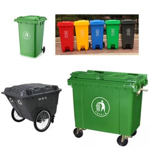 Quality Eco-Friendly 400L Trash Bin Waste Container with Four Wheel for sale