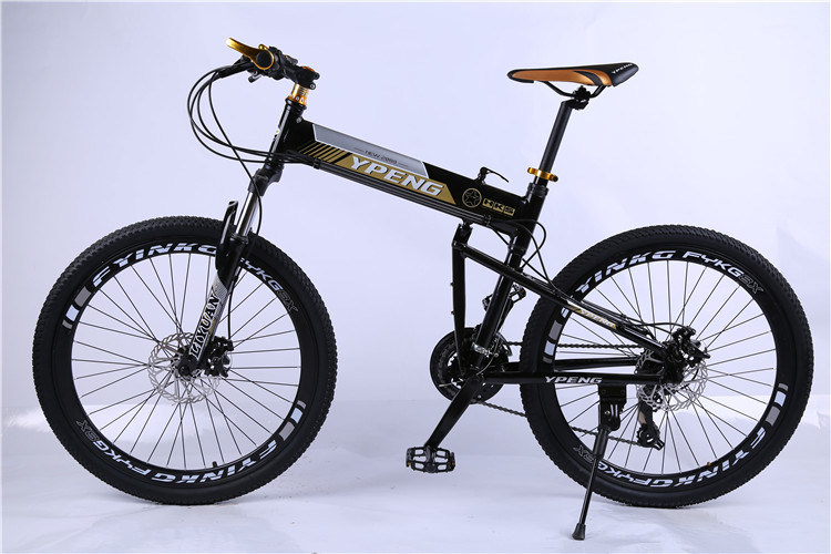 High quality OEM 36 spoke wheel 21 speed 40mm rim black aluminium alloy folding hummer mountain bicicletas