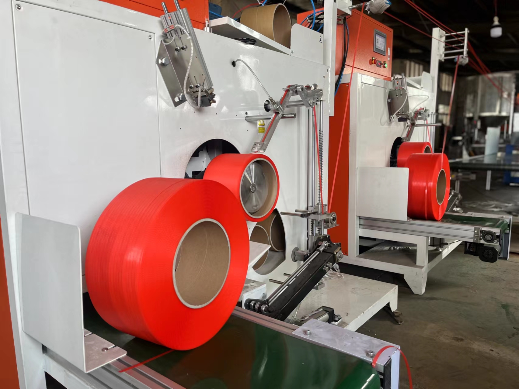 PLC Controlled Fully Automatic PP Strapping Band Winding Machine
