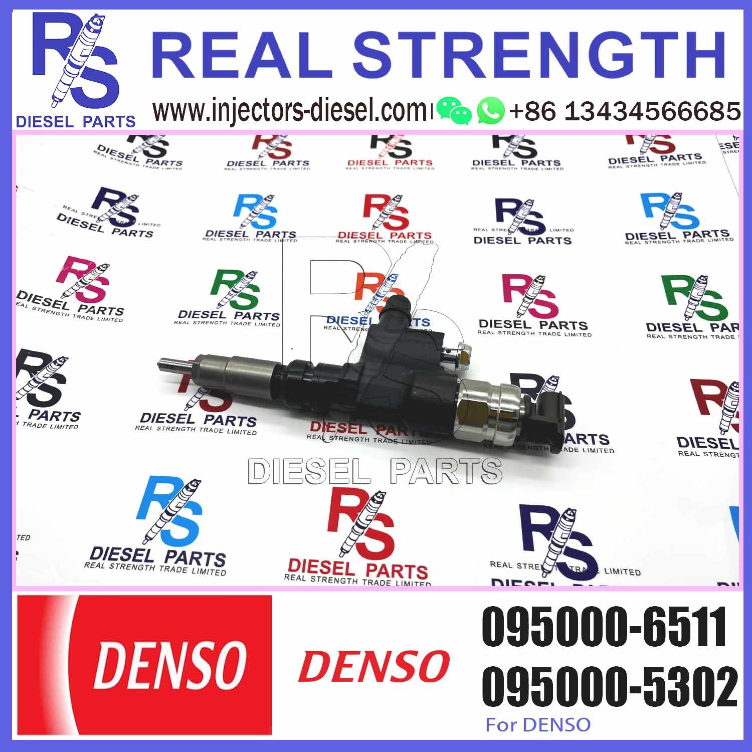 Diesel fuel injector 095000-6510, 095000-6520, 095000-6511, 9709500-651, 23670-E0081, 23670-E0080, 23670-79016, 23670-79