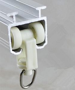 Quality 6063 Material Curtain Rail Fitting Extruded Aluminum Profiles / Curtain Track for sale