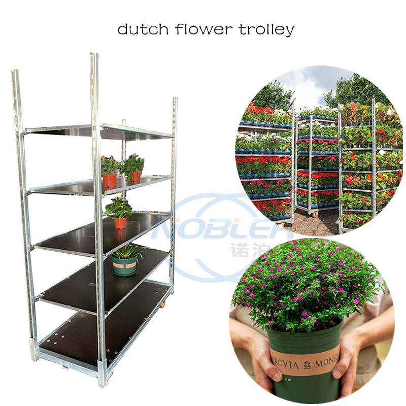 Dutch Plant Trolley Danish Trolley Cc Roll Container Danish Cart Flower Shipping Rack
