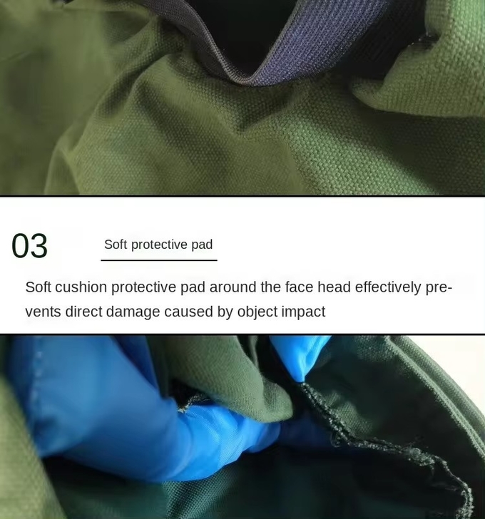 Sanding Cap Industrial Dust Polishing Paint Canvas Dust Cap Comprehensive Hood Protective Hood Labor Protection Screen