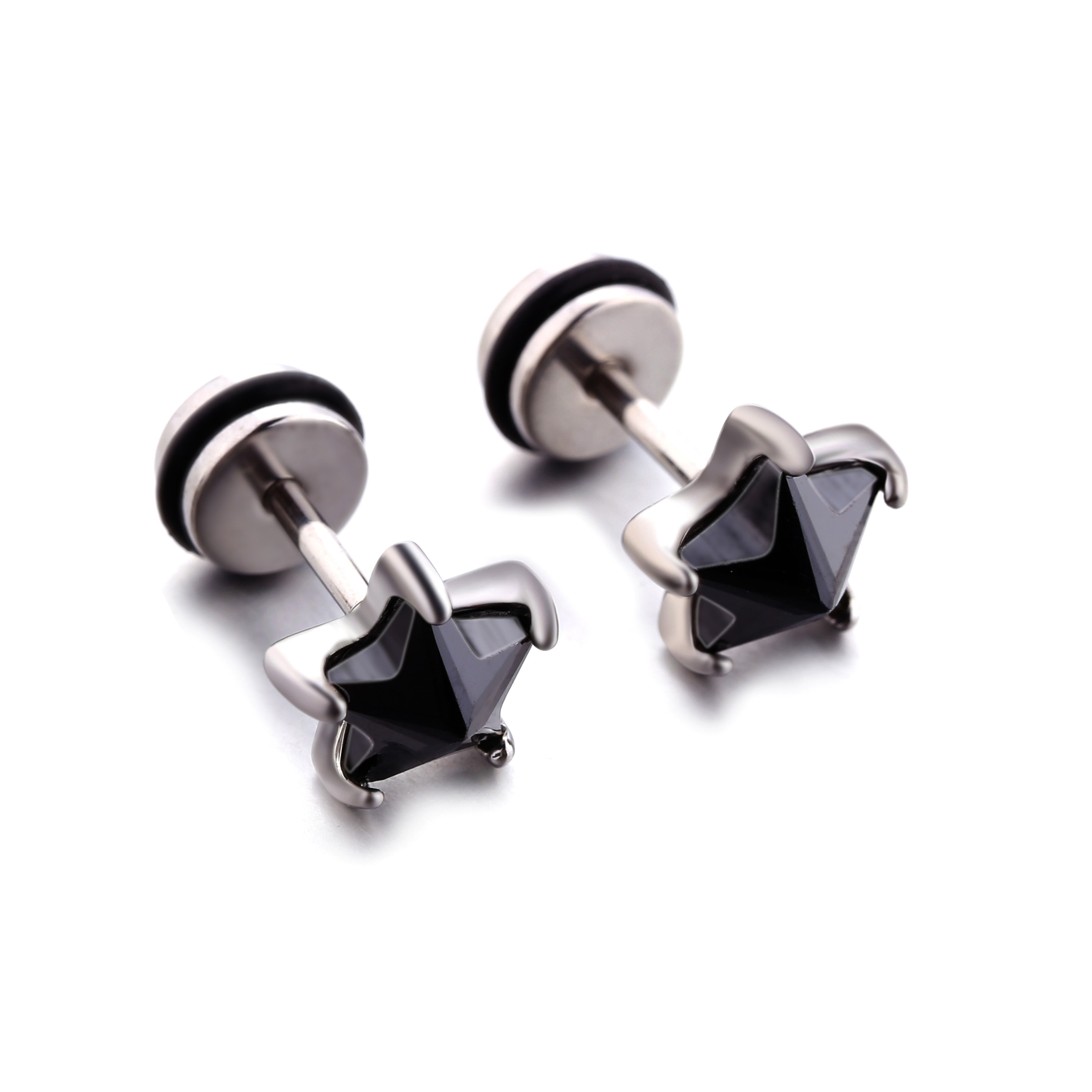 USA Hot Sale Star Stud Earrings Shinning Fashion Zircon Stud Earrings