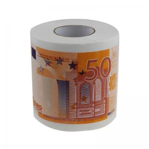 China Euro Pattern Printed Bamboo Pulp 3 Ply Toilet Paper on sale