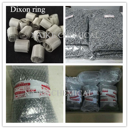 Titanium Wire Mesh Dixon Packing Ring 6*6mm For Laboratory Random Packing