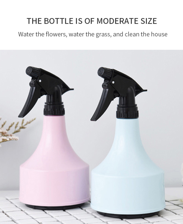 600ml Blue Pink Hand Garden Pump High Pressure Sprayer Pp Plastic Bottle