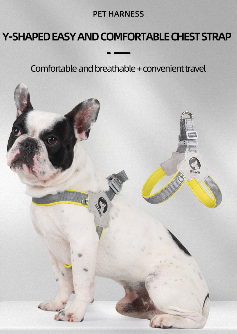 Pet Y-Shaped Harness Dog Breathable Reflective Harness For Small And Medium Sized Dog