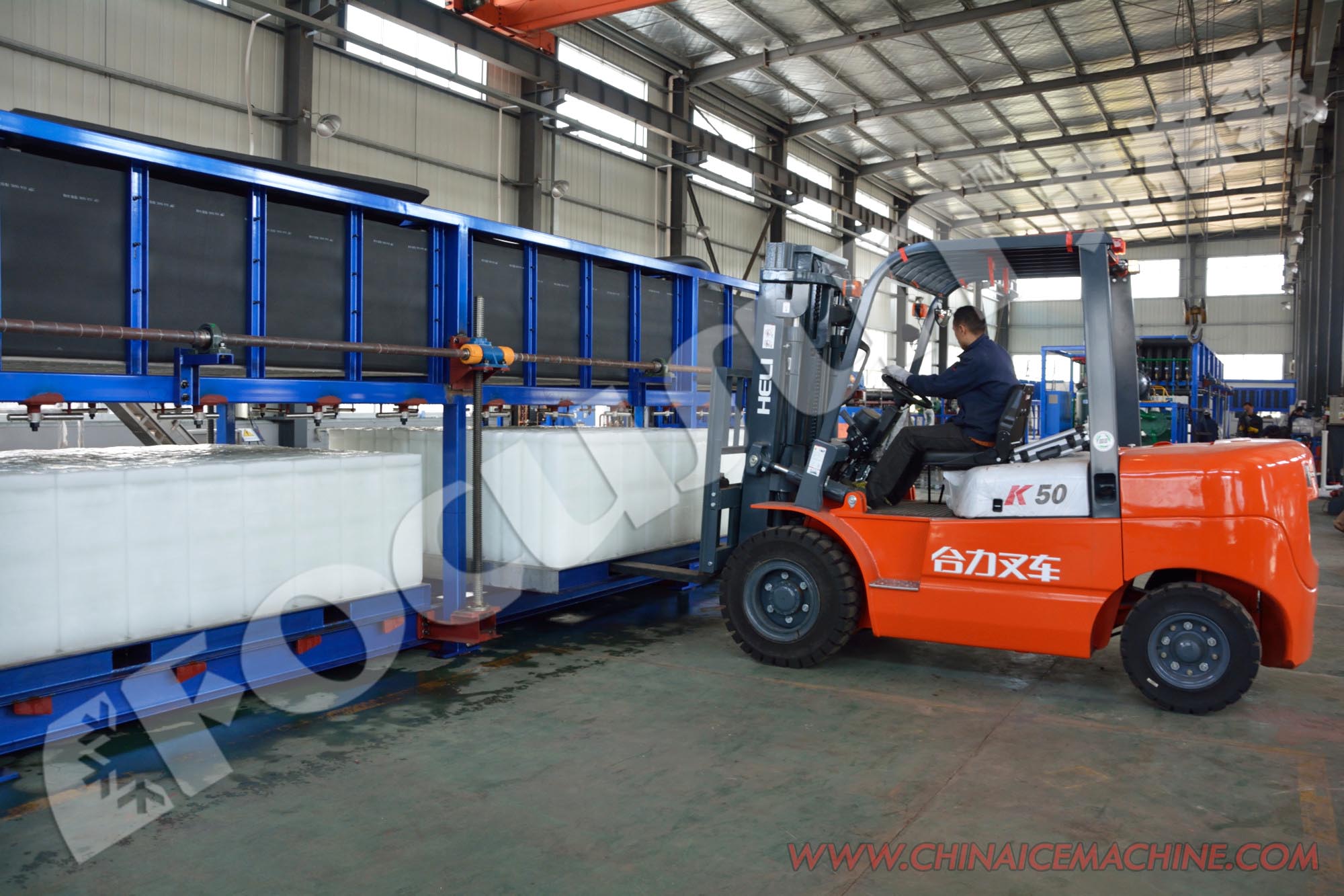 R404 Refrigerant Container Type Block Ice Machine for Seafood Preservation 5Ton/Day