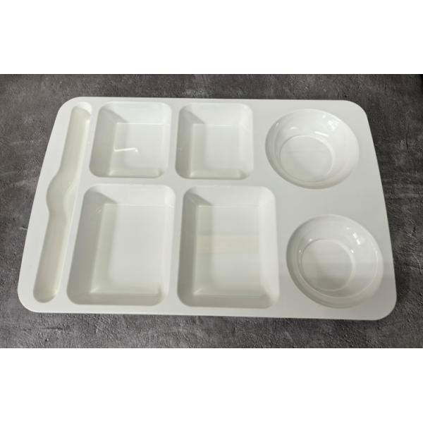 High Temperature PET Tableware Microwave And Oven Safe Split Plate