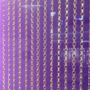 Aluminum Chain Link Curtain for hanging ceiling partition