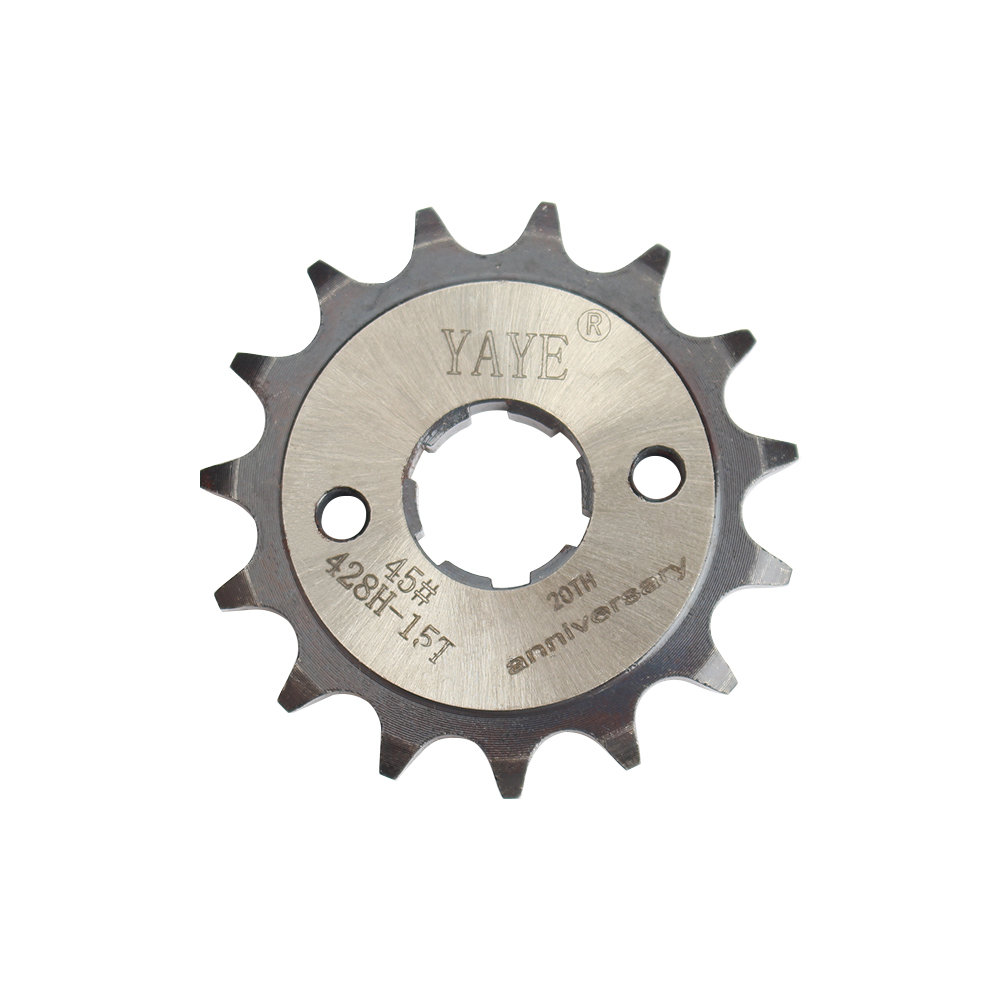 Gn125 Motorcycle Sprocket Set 42t-15t 428h-116l Motorcycle Chain Sprocket