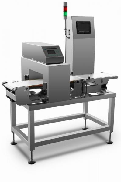 Buy High speed combined metal detection and check weigher machine for metal detection and weight sorting process at wholesale prices