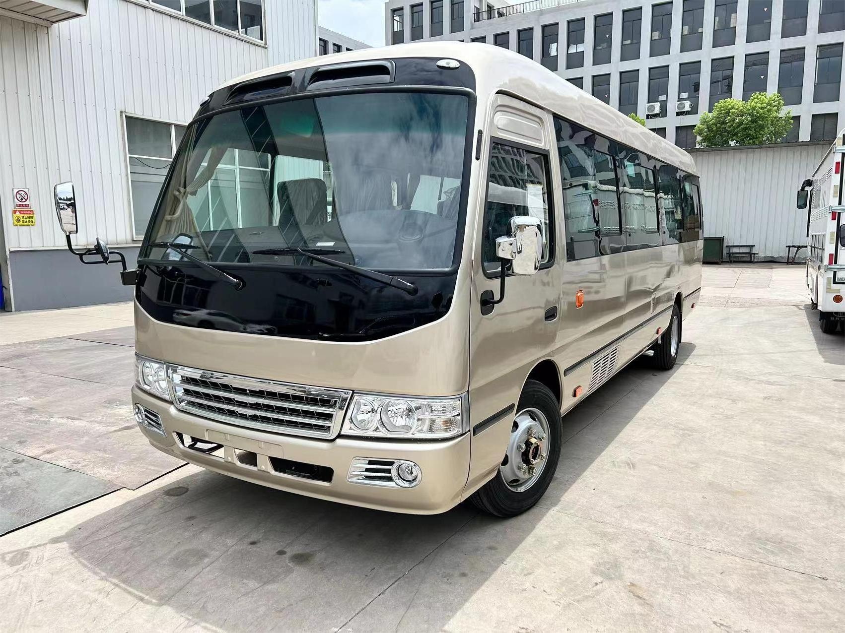 7740mm Overall Length Euro 2 Coaster Bus for Government Used 19-29 Seats LHD Type