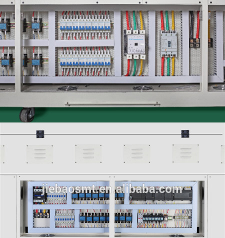 Hot air Heater reflow oven manufacturer Number of heating zones Up 8/ bottom 8