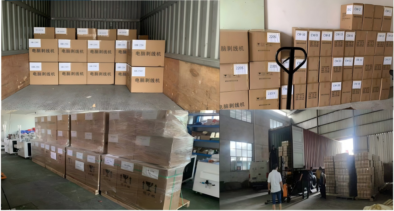High Speed Servo Cable Cutting Machine 7 Inch Touch Screen Automatic Cut And Strip Machine 3000W
