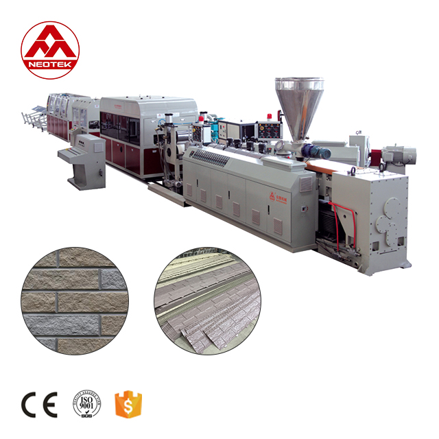 Customizable 23000 KG PVC Stone Siding Extrusion Line2 for PVC Manufacturing