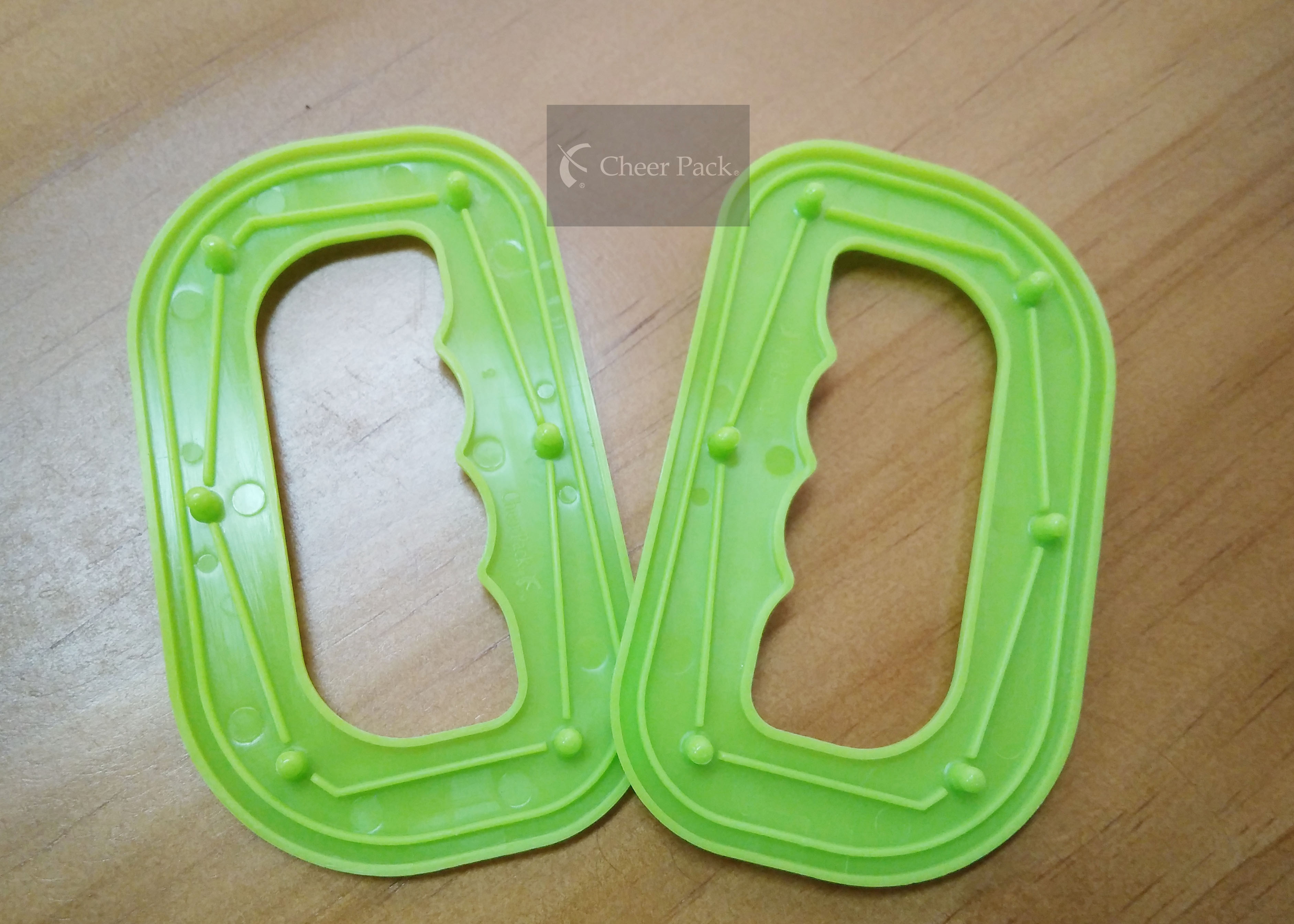 Six Holes Grocery Bag Carry Handle Lightweight With Food Greade PE Material