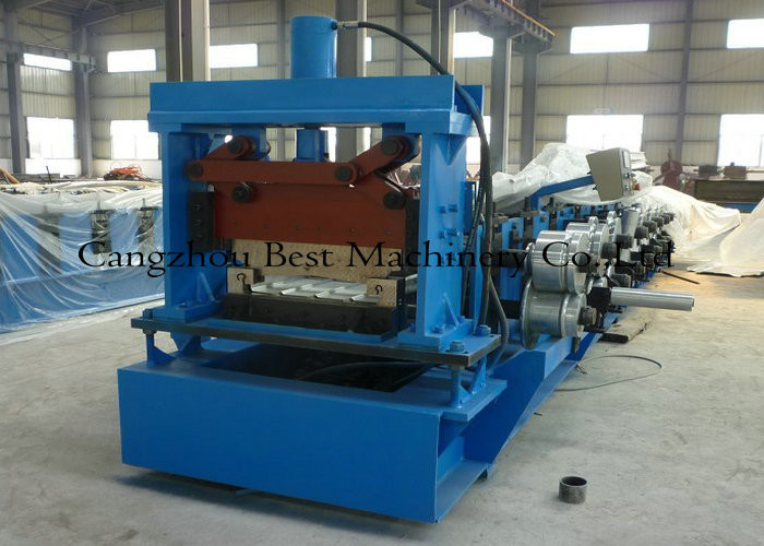 Standing Seam Boltless Roof Panel Roll Forming Machine Hydraulic Cutting Type