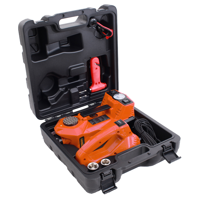 12v Electric Car Jack Kit , 150W Car Repair Tool Kit 450mm Height