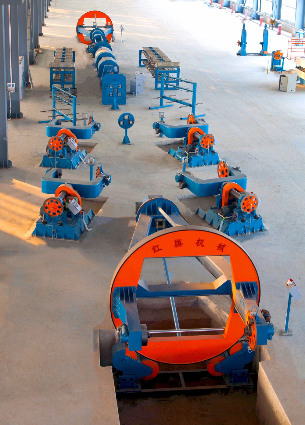 Drum Twister electrical cable manufacturing machine for laying up and armouring