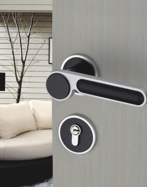 Solid Space Aluminum Security Door Locks 827XBy Solid Aluminum Finishing