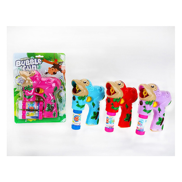 Eco Friendly Pink Children's Play Toys , Horse Crazy Dog Battery Operated Bubble Gun