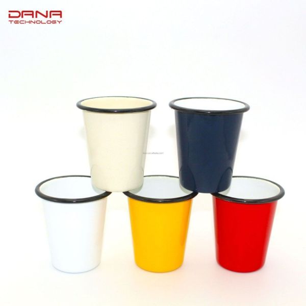 Hygienic Iron Metal Steel Custom Color Cups Coffee Tea Travel Mug Tumbler