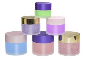 Quality Acrylic Dip Powder Nail Jars 15g 30g  50g   cosmetic acrylic nail powder box for sale