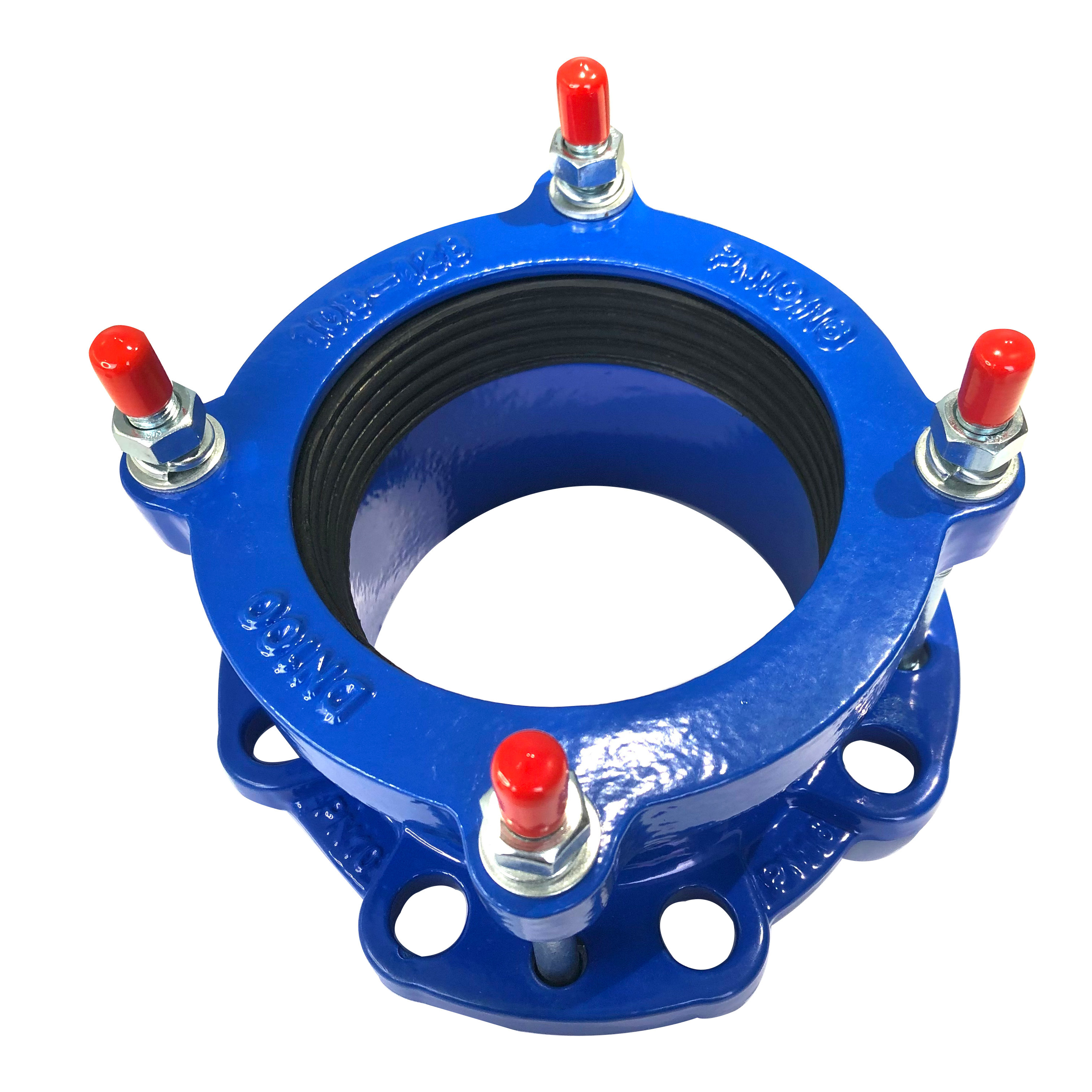 DIN PN16 Ductile Iron Wide Range Flange Adapter Coupling For Pvc Pipe Flexible Joints Universal