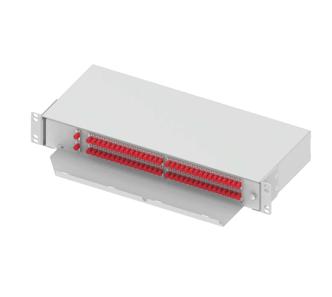 19-Inch FC UPC Swing Optic Fiber Patchpanel Sub-ODF for Network Fiber Optic Splitter