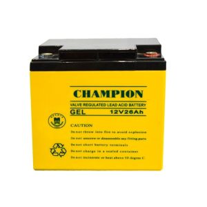 Buy cheap China Champion Deep Cycle Battery 12V26AH NP26-12-G Sealed Lead Acid Solar GEL from wholesalers