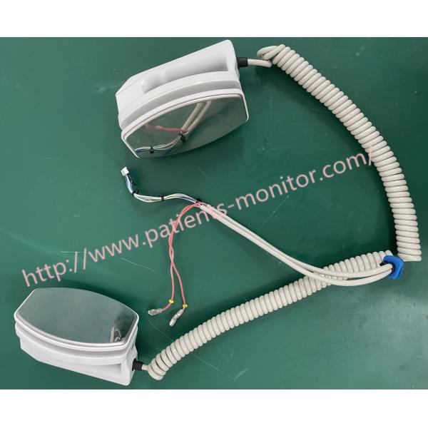 Compact SCHILLER DEFIGARD 4000 Defibrillator Machine Parts Paddles In Good Condition