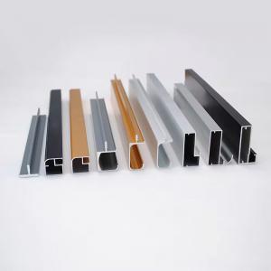 Quality Kitchen 6000 Aluminium Cabinet Door Frame Edge Profile OEM for sale