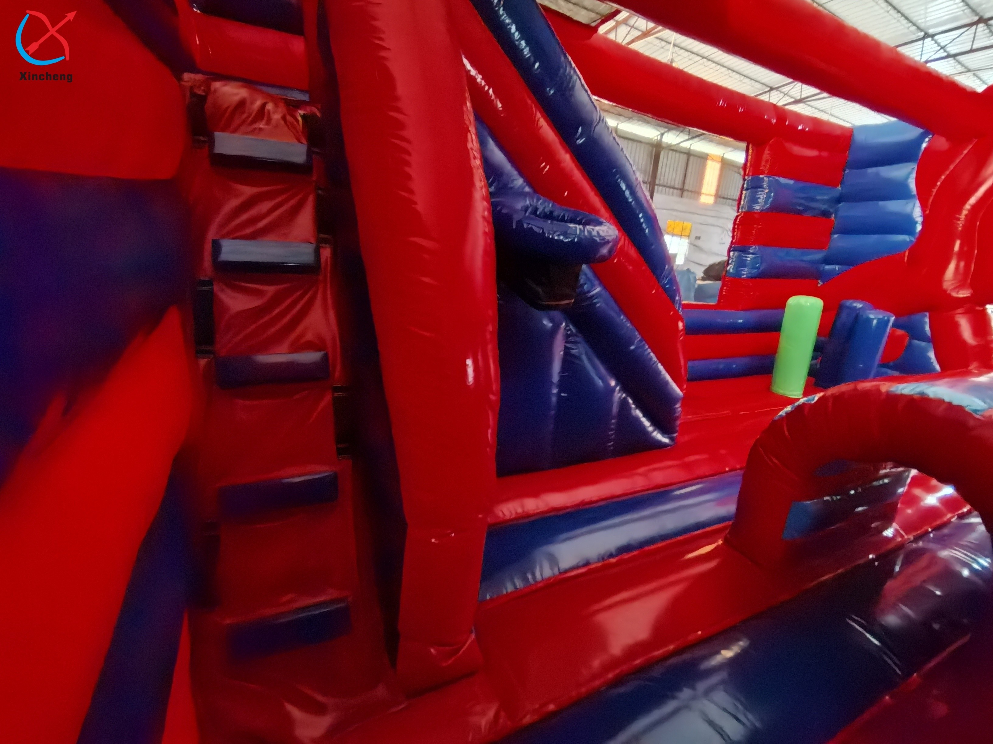 Factory Inflatable Spiderman Bounce House With Slide Combo Inflatable Castle
