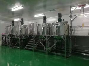 Quality 380V Liquid Soap Detergent Production Line Automatic Electric Heating Method for sale