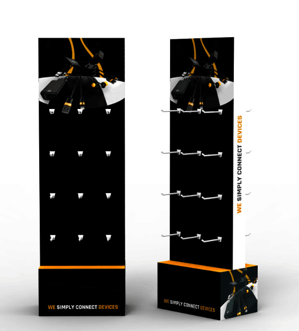 Supermarket PVC Display Stand Foam Board Shampoo Display Stand With Custom Logo