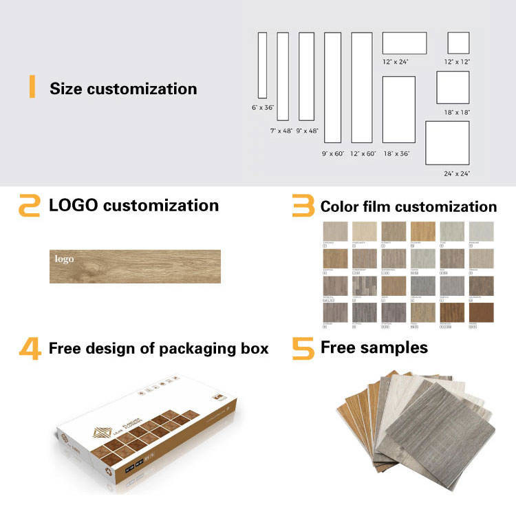 Waterproof Wood Grain 4mm 5mm Pvc Click Lock Spc Flooring Lvp Flooring Vinyl Plank Luxury Vinyl Flooring With IXPE