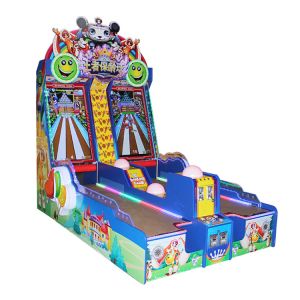 China Kids Amusement Electronic Coin Operated Bowling Machine L258 * W158 * 263CM on sale