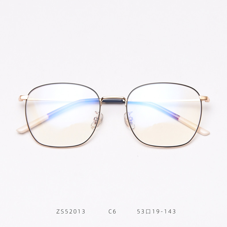 Metal Frame Men Women Oversize Plain Lens Glasses Myopia Optical Eye Glasses